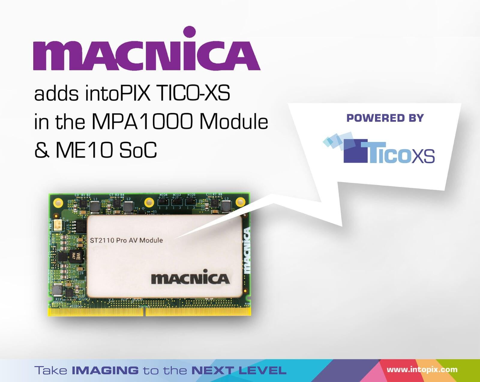 Macnica, 4K ProAV OEM 솔루션에 intoPIX의 TicoXS 채택